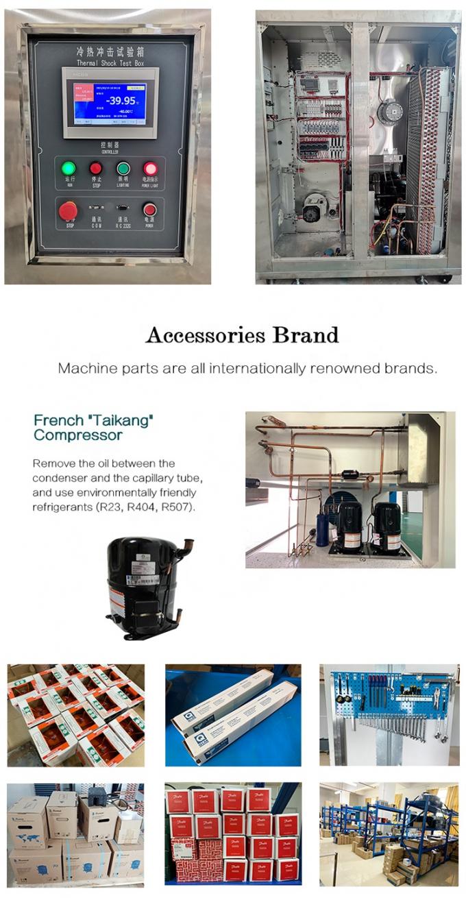 دستگاه تست شوک حرارتی اقلیمی محیطی اتاق دوچرخه سواری رطوبت دما 1