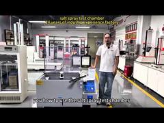 تجهیزات آزمایش اسپری نمک سیستم اسپری برج قالب بندی شده یکپارچه PVC پوشش مخزن آب مهر