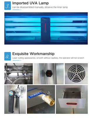 UV Test Chamber with ±2℃ Temperature Uniformity and ±3.5%RH Humidity Uniformity