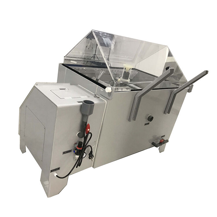 محفظة اختبار رذاذ الملح تلبي اختبار ASTM B117 للرطوبة وضغط الرش لاختبار مقاومة التآكل