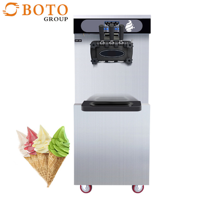 دستگاه بستنی نرم تجاری استیل ضد زنگ کف 25L/H BT-25FB
